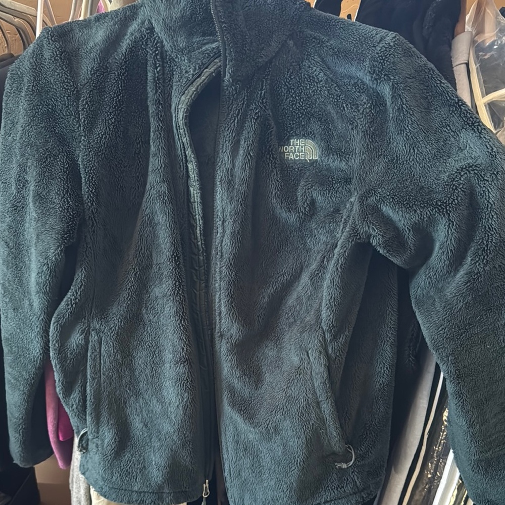 The North Face Fleece Jacket in Dark Green L